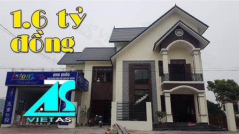 [Bắc Ninh] Biệt Thự 2 Tầng Tân Cổ Điển | Mái Lệch Kiểu Châu Âu | Không Gian Mở | 11x20m | 1.6 Tỷ