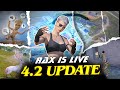 rax is live bgmi new update 4.2🥶