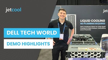 Dell PowerEdge Liquid Cooling Server Demos: Dell Technologies World 2024 Highlights