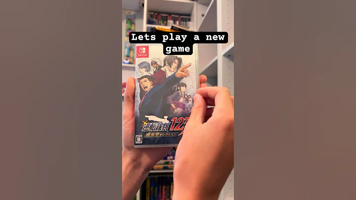 Lets play ace attorney trilogy #gamecollection #gaming #switch #nintendo #aceattorney #shorts #fyp