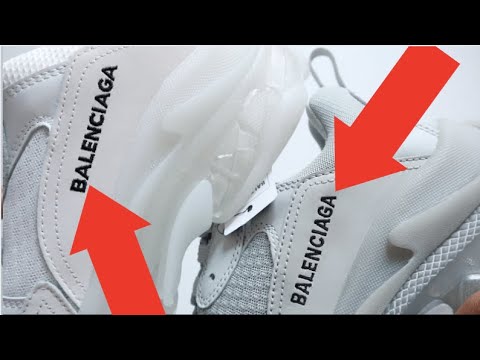 balenciaga triple s fake vs real