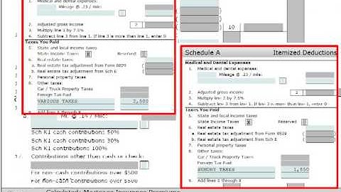 Splitting Tax Returns - CrossLink Professional Tax Software