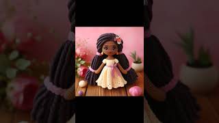 Crochet Mini Doll #Crochettoy #Crochet #Crochetdoll