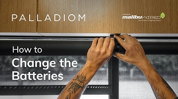 How to change the batteries in Palladiom Wire-Free shade