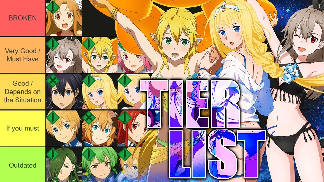 WIND ELEMENT TIER LIST UPDATED! JULY 2021 | SAO Alicization Rising ...