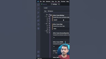 Change VS Code Cursor Style and Animation