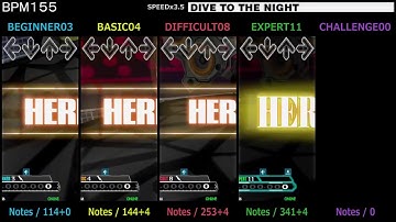 DDR / DIVE TO THE NIGHT - SINGLE (DDRMAX2 DanceDanceRevolution 7thMIX)