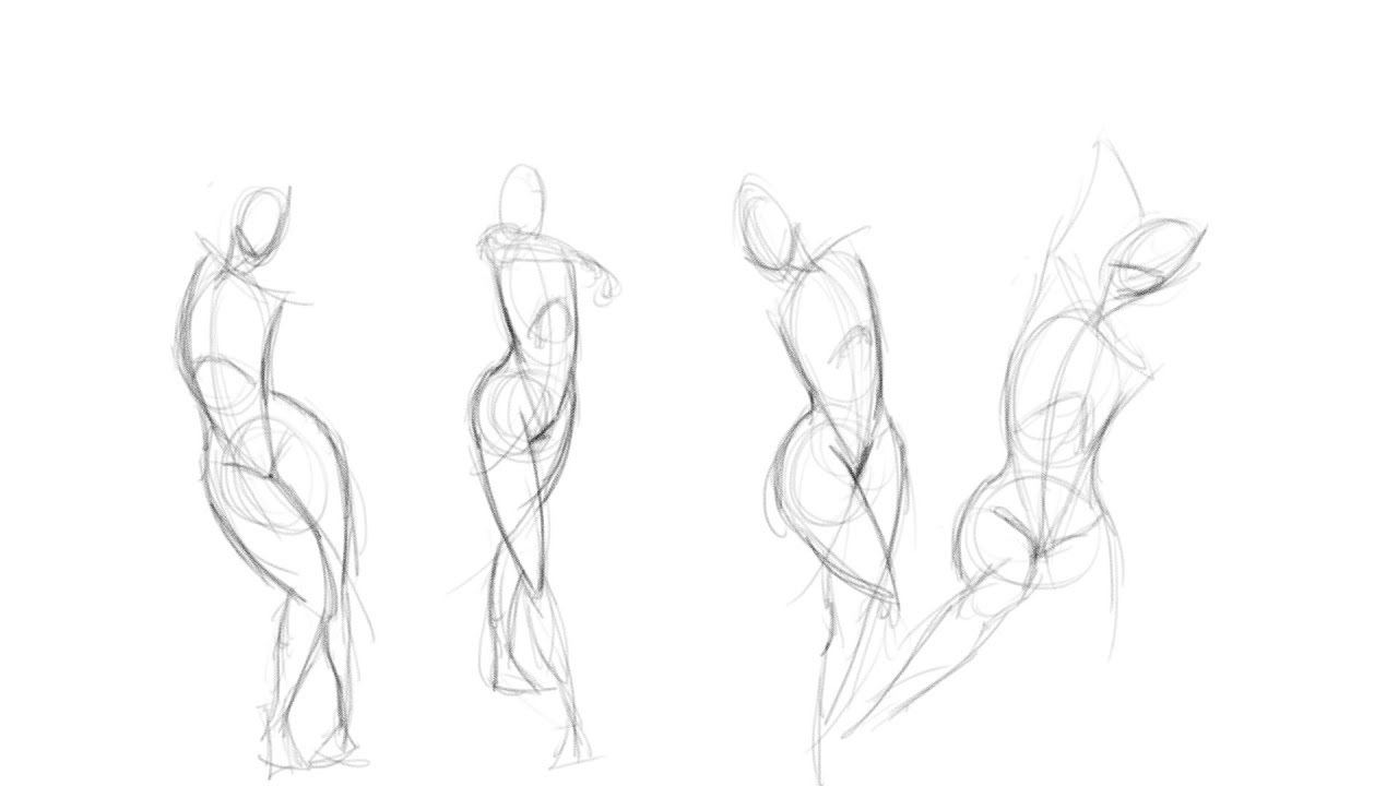 [Inferno's Lounge] Learning How To Draw #2: 100 Gesture Drawings - YouTube