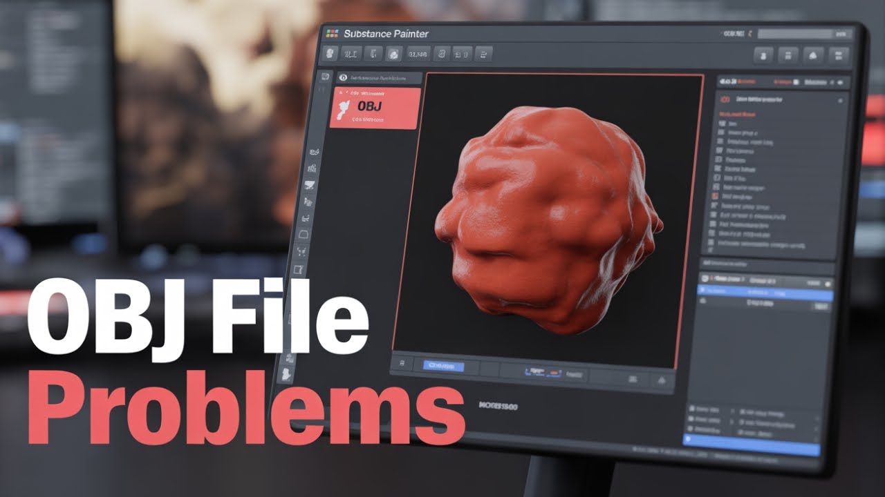 substance painter tutorial 1. obj vs fbx substance YouTube