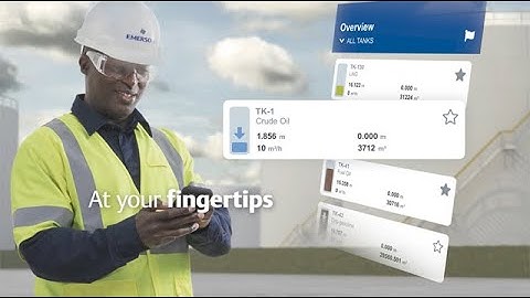 Introducing Rosemount™ TankMaster™ Mobile Inventory Management Software