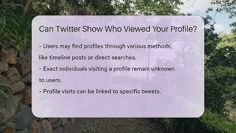 Can Twitter Show Who Viewed Your Profile? - Everyday-Networking