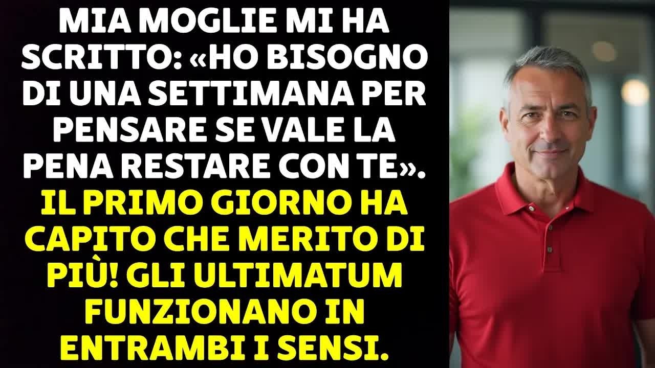 Stavo scorrendo i report trimestrali quando il telefono vibrò: “Mi serve una settimana per decidere se vale la pena tenerti.” Sei anni di matrimonio ridotti a un ultimatum via messaggio, come se...