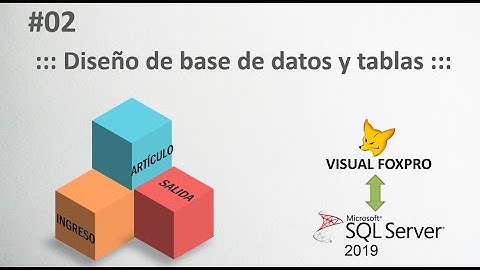 02 - Diseño de base de datos y tablas - Flujo Stock Artículos | VISUAL FOXPRO