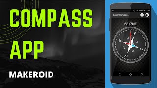 Compass App | How to create Compass App in makeroid/thunkable without coding [বাংলা] screenshot 4