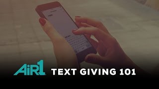 Air1 - Text Giving