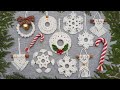 ❄DIY ADORNOS de NAVIDAD en MACRAME (paso a paso) | DIY Macrame Christmas Ornaments Tutorial