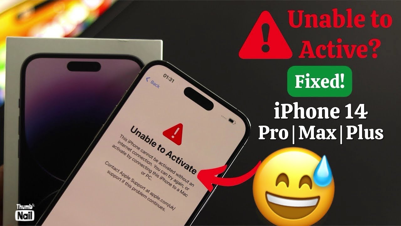 iPhone 14 Pro Max unable to activate 🥹 - YouTube