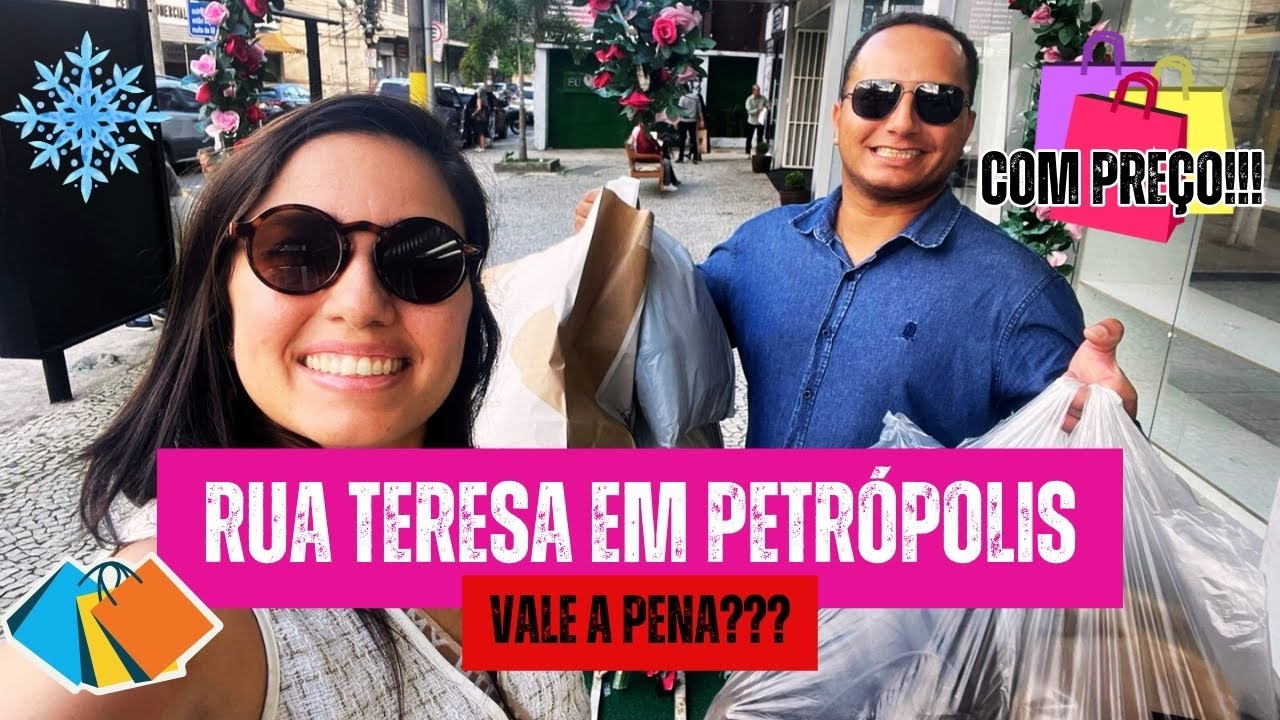 COMPRAS DE INVERNO NA RUA TERESA EM PETRÓPOLIS - MAIO 2025