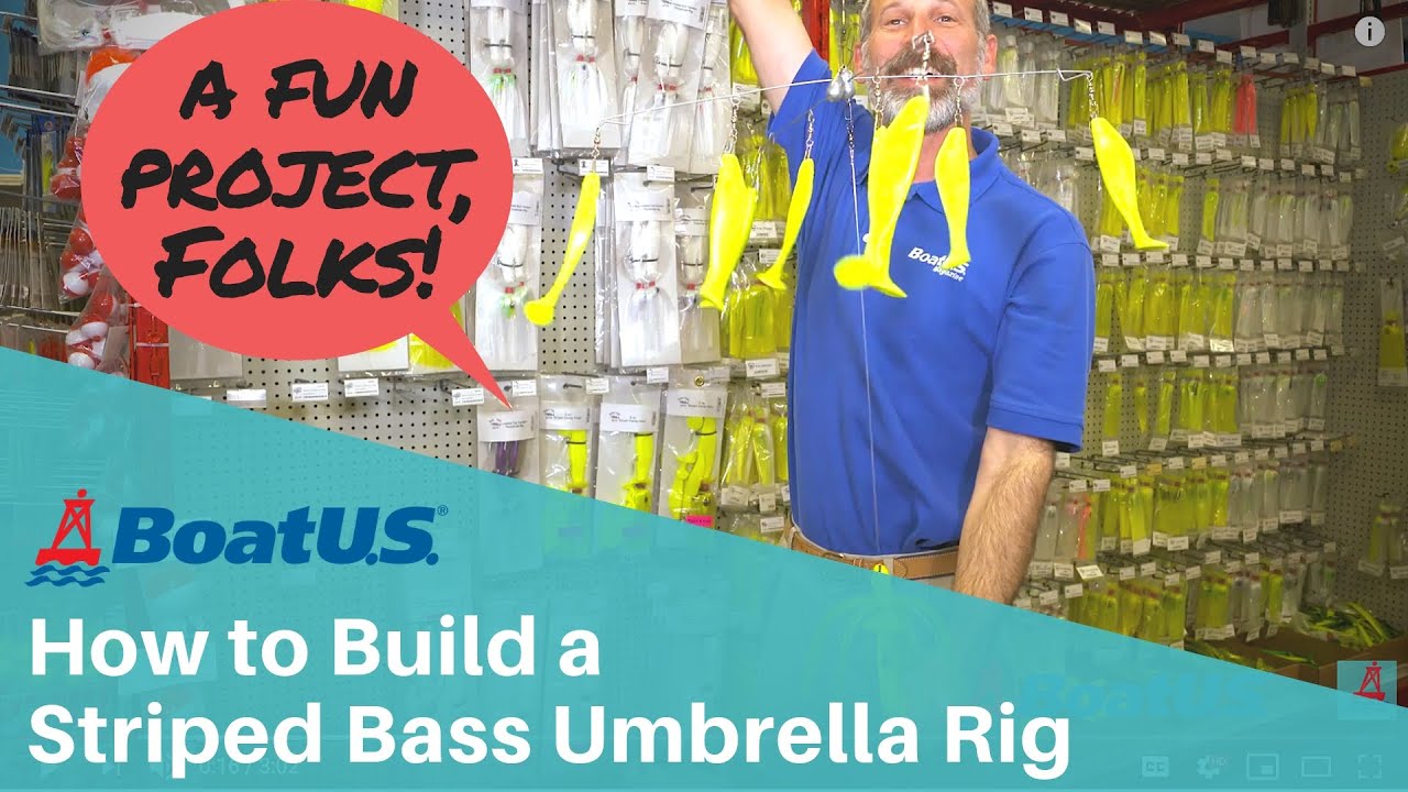 How to Build a Striped Bass Umbrella Rig or Alabama Rig