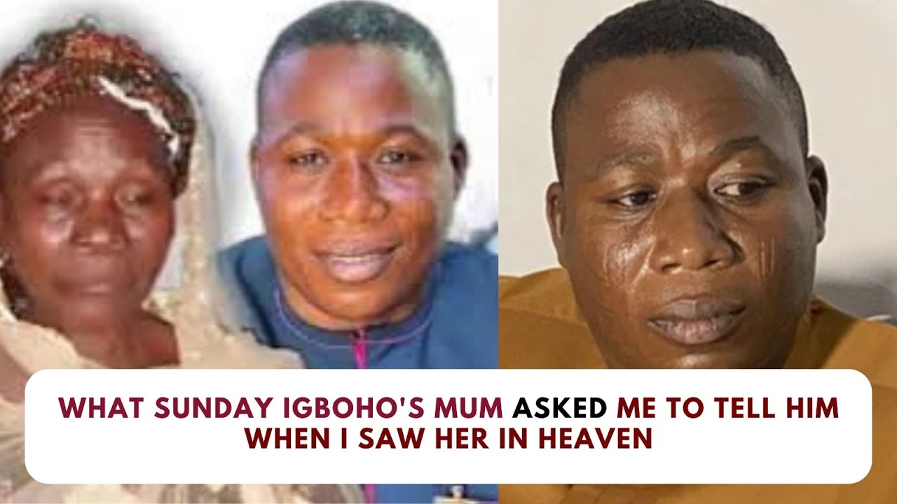 What Sunday Igboho's mum asked me to tell him when i saw her in Heaven - Gbenga Adeboye Recarnate