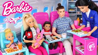 Barbie Doll Family Airport Airplane Adventure