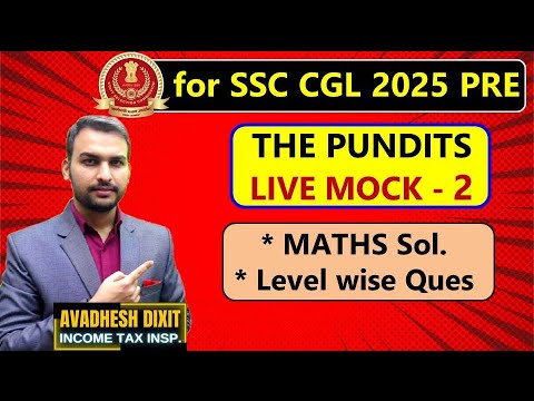 THE PUNDITS LIVE MOCK 02 - MATHS SOLUTIONS - YouTube
