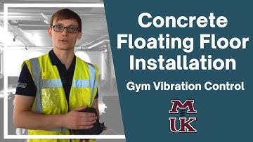 Concrete Floating Floor Installation for Gym Free Weights Vibration Control – Mason UK Ltd