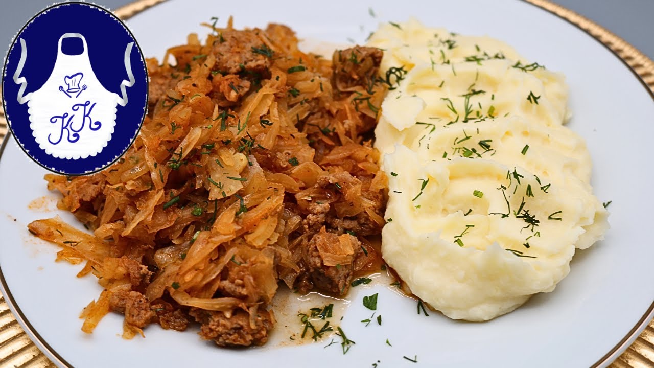 Mittagessen mit besten Gemüse der Welt - Weißkohl