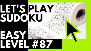Sudoku Series Easy Level in 2021 | Math Tutor Edu | Sudoku #87