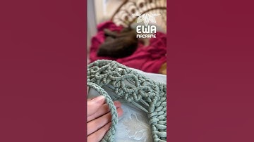 NO MAGIC unfortunately, but hand sewing 😁 MACRAME CROP TOP “SAGE” is ready - TUTORIAL in progress🤓