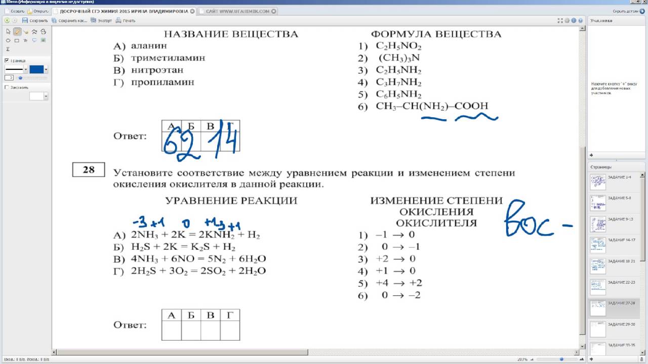 ⁣Окислительно-восстановительные реакции Окислитель Степень окисления Задание 28 Химия ЕГЭ 2016  Видео