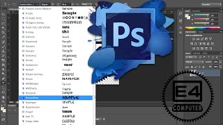 تغيير معاينة حجم الخط في فوتوشوب -Change Font Preview Size in Photoshop