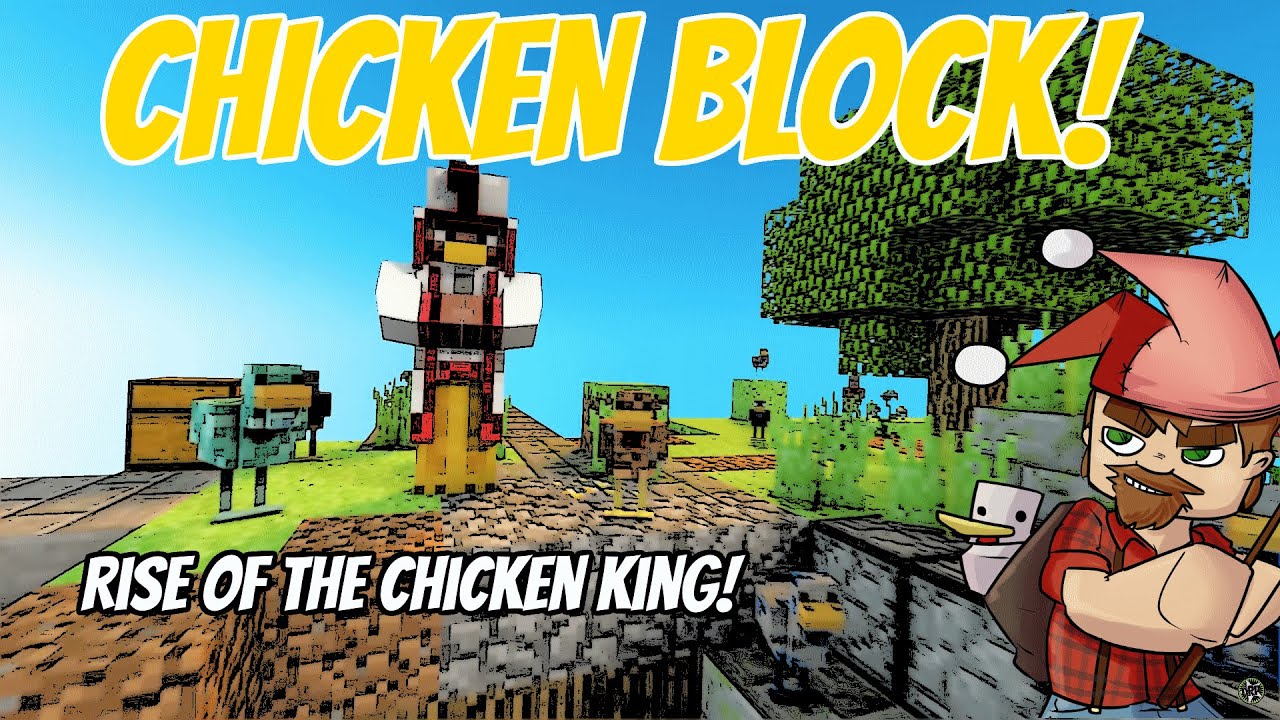 Minecraft Map: CHICKEN BLOCK - 6 - HOME BUILDING!