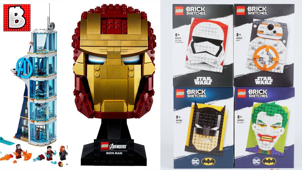 LEGO Ironman Bust Revealed + New Marvel, Mario, and more! | LEGO News