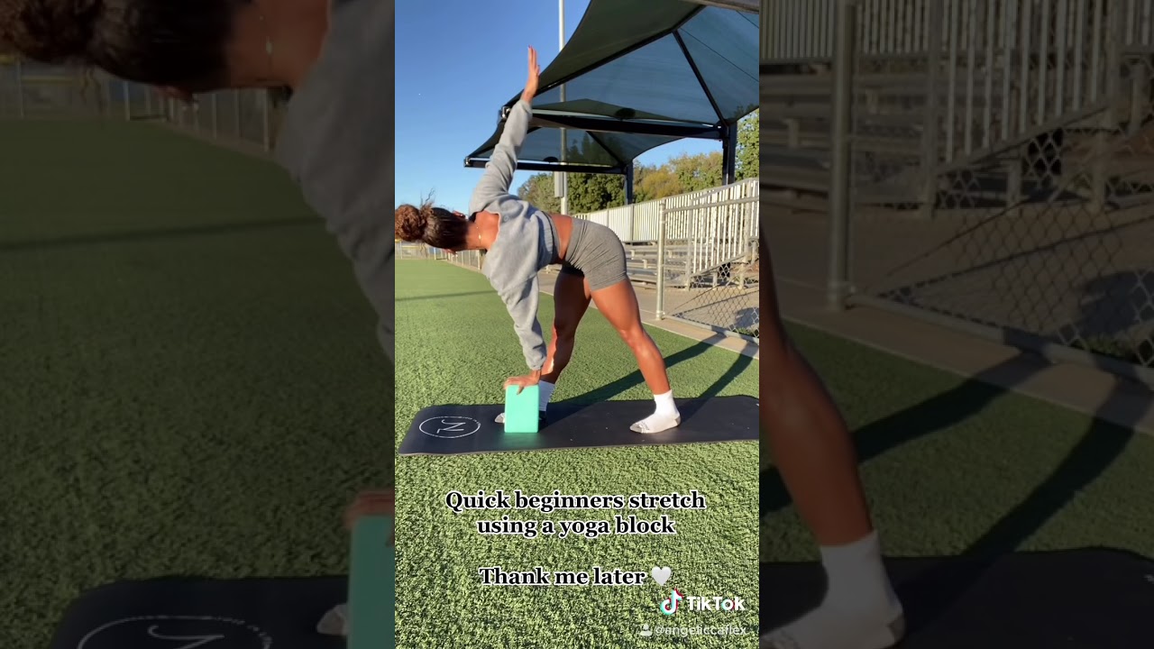 Quick Beginners Stretch Using a Yoga Block