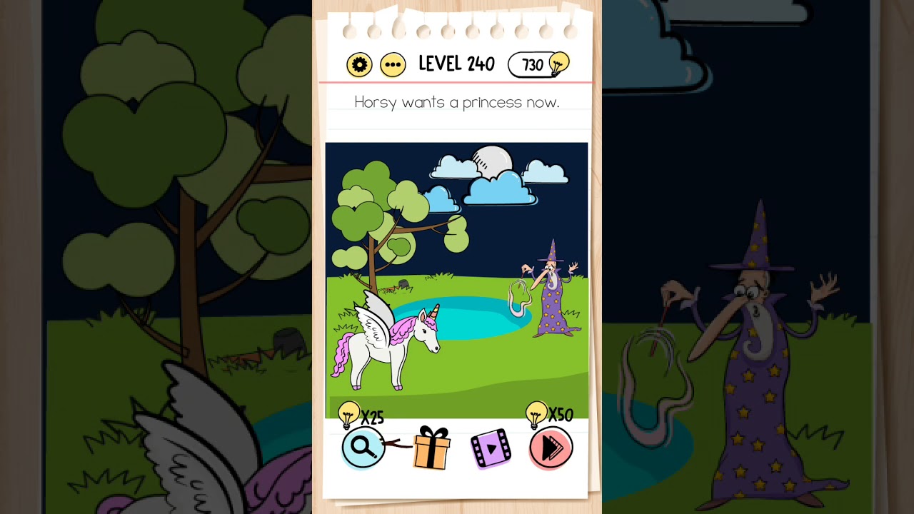 Brain test level 240 241 242 243 244 245 gameplay and solution