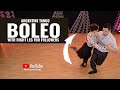 TANGO TIPS: Boleo with the right leg for followers.