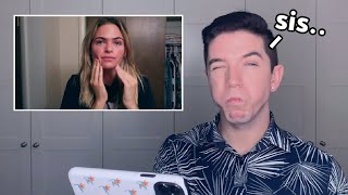 Hyram Reacts to My Skincare Routine! (post accutane) | Summer Mckeen