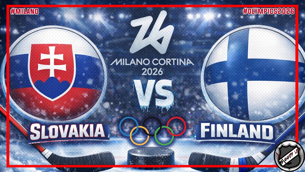 🏒 SLOWAKEI - FINNLAND – Olympia Eishockey Herren 2026 🏒