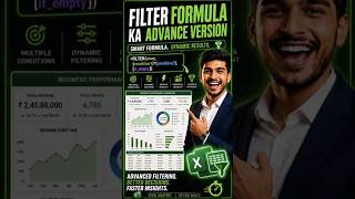 filter ka sahi use kya hota hai 🤔 #exceltips #2026 #ai #excel #spreadsheets #vlookup