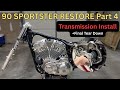 SPORTSTER 883 RESTORE Part 4. Transmission Install + Final Tear Down. 1990 Harley Sportster.