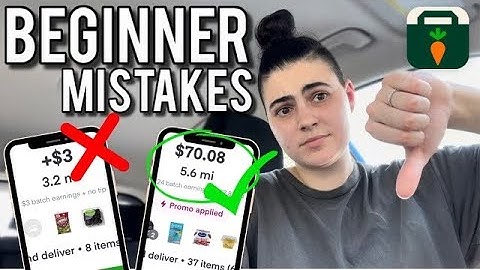 BEGINNER Instacart SHOPPER MISTAKES 2023 (Instacart Tips/Tricks)