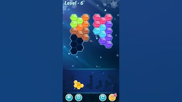 BLOCK! Hexa Puzzle! Skilled Level 6 (Rotate) - Lösung Solution Walkthrough