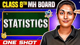 🔥Statistics in One Shot | Class 8 Maths | Maharashtra Board