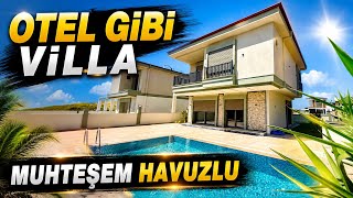 Otel Gibi Villa Didim Merkezde Muhteşem Havuzlu Sıfır Yapı (D-209)