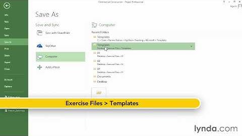 Microsoft Project 2013 Usetemplate