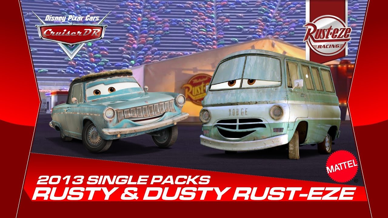 Disney Pixar Cars Rusty And Dusty Rust Eze 2013 Single Packs