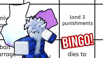 [YBA] Shadow The World 1v1 Bingo!