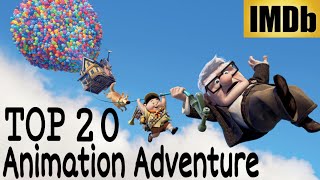 Top 20 Oscars Animation Adventure Movies as per imdb in Hindi or English