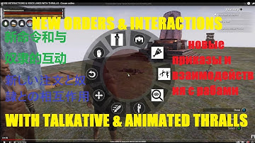 MORE INTERACTIONS & VOICE LINES WITH THRALLS - Conan exiles